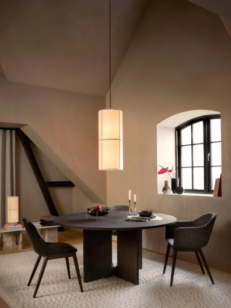 Hashira Pendant Lamp, Small, Raw Finish-Lighting-Audo-vancouver special