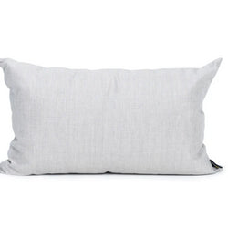 Loll Rectangle Pillow, Cast Silver, 26 x 16