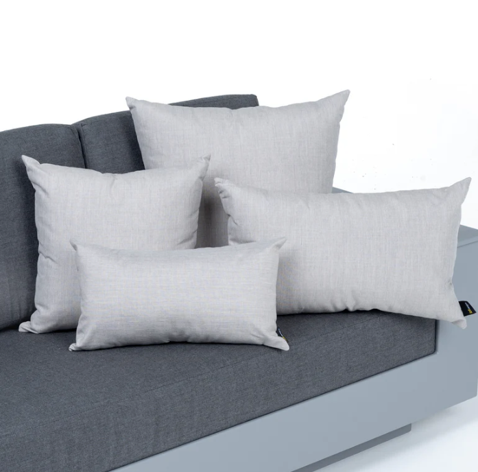 Loll Rectangle Pillow, Canvas Fern, 20 x 12"