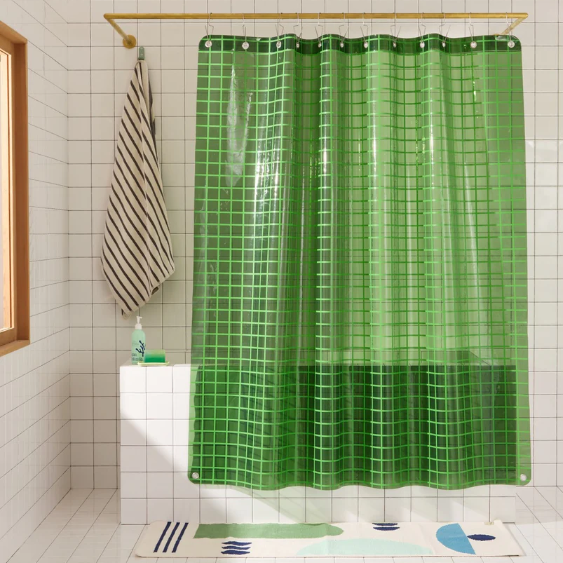 Sun Shower Curtain 2x2 Pine