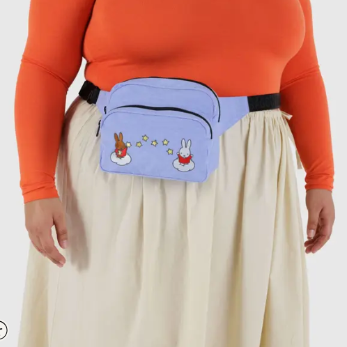 Fanny Pack , Embroidered Miffy