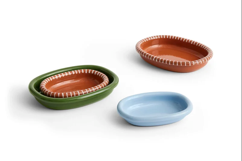 Barro Oval Dish, Light Blue