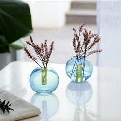 Bubble Vase - Mini - Blue / Yellow