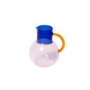 Pablo Glass Jug - Small - Pink Cobalt Yellow