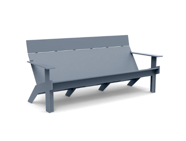 Tall Lollygagger Sofa 77, Ash Blue