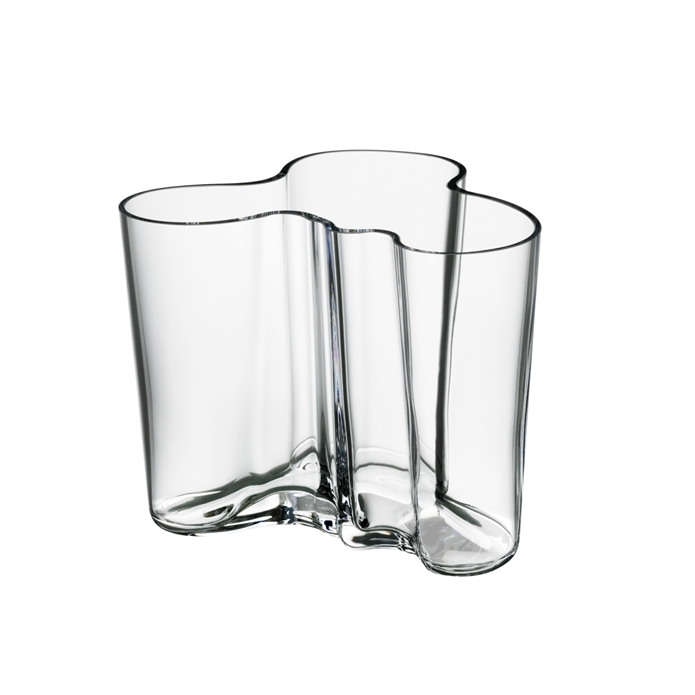 Aalto Vase 4.75", Clear