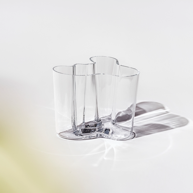 Aalto Vase 4.75", Clear