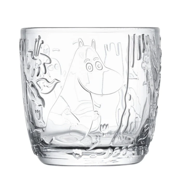 Moomin Tumbler 28cl Clear, 2pc