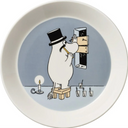 Moomin Plate 19cm, Moominpappa Grey