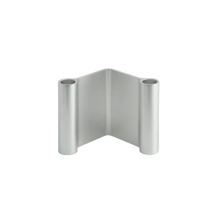 Pair Candleholder, 4" Aluminum