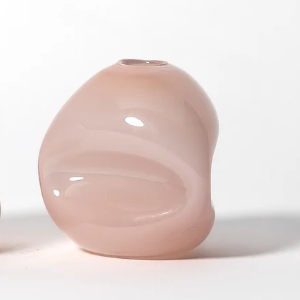 Pebble Vase Medium 6", pink