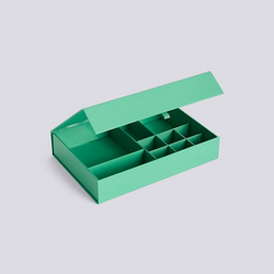 Colour storage jewelry box, emerald green
