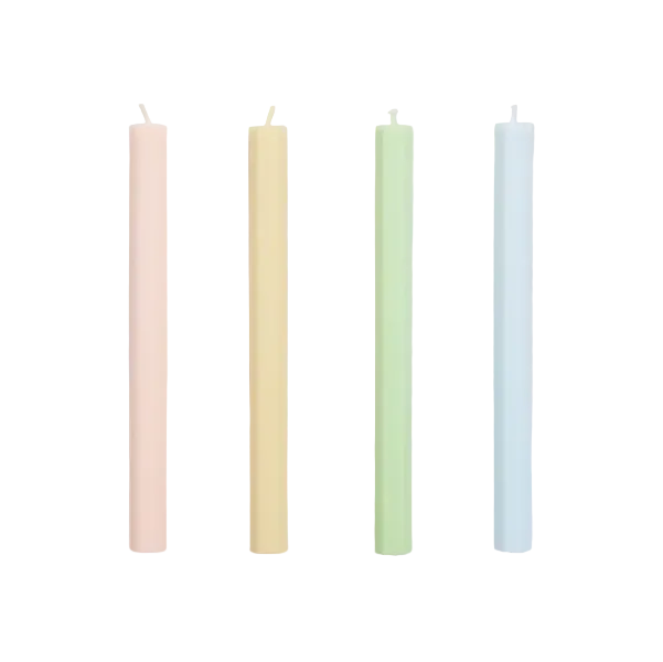 Hexagon Candles, Pastel