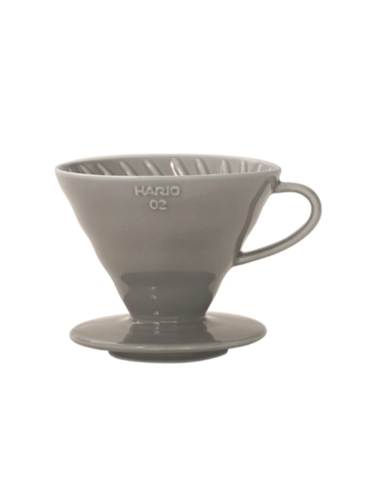 HARIO V60-02 Dripper (Ceramic), Grey
