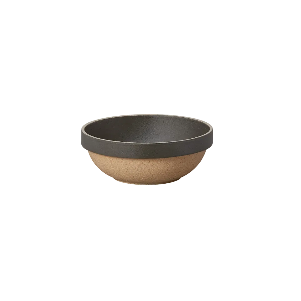 Hasami Round Bowl, 5.6" Black