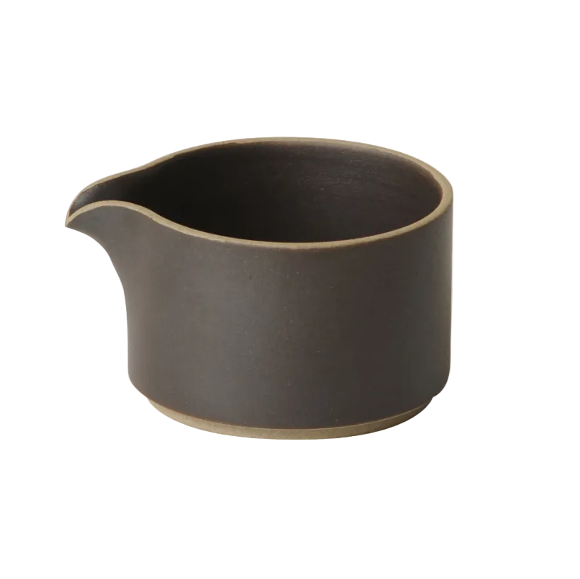 Hasami Porcelain Creamer, Black