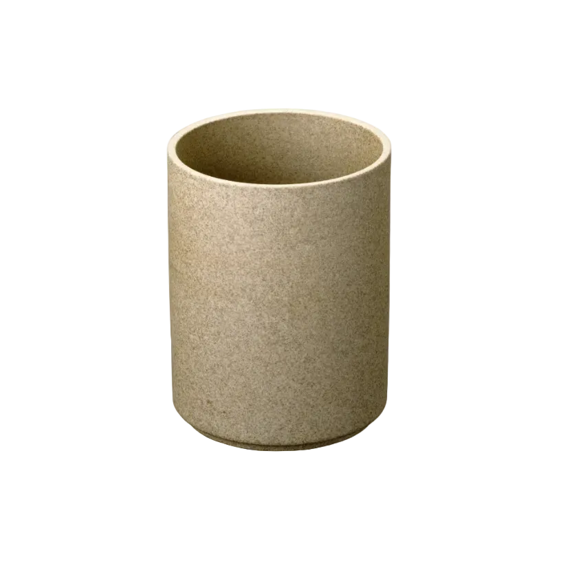 Hasami Planter, Tall, Brown *Does not come with Dish/Plate