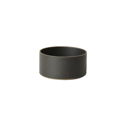 Hasami Porcelain Bowl, Small High, Black