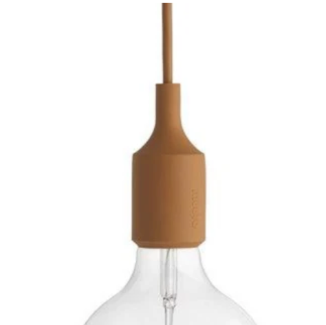 E27 Light, Clay Brown, LED