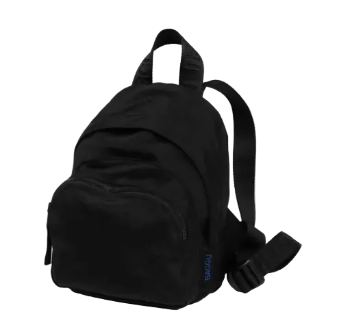 Mini Nylon Backpack - Black