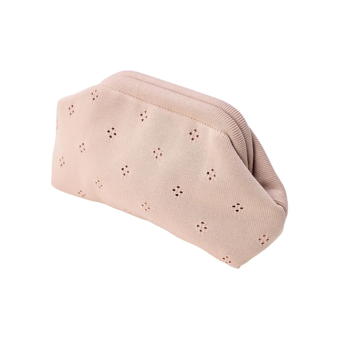 Small Fleur Clutch, Oyster Pink