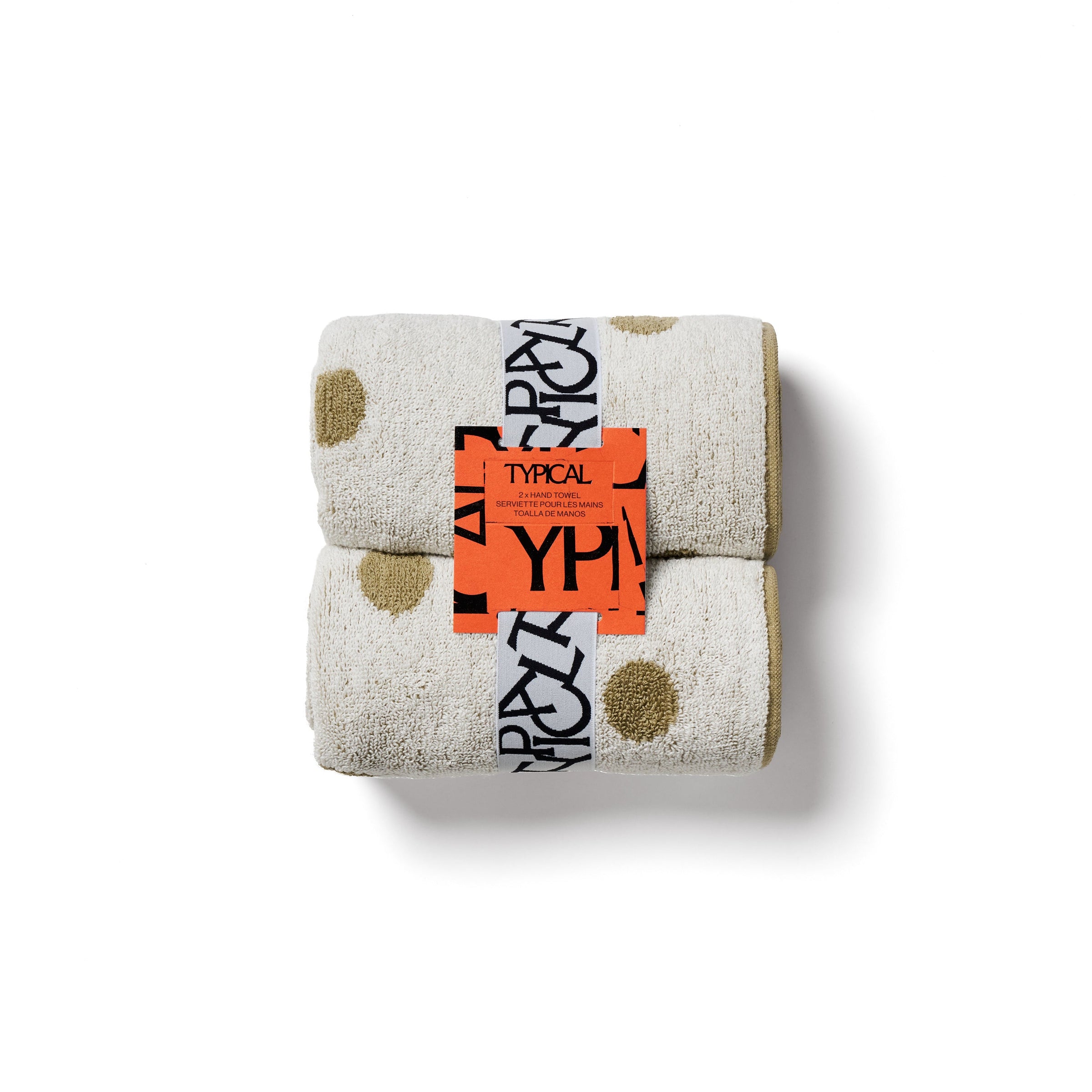 Typical Hand Towel, Asst Pack/2