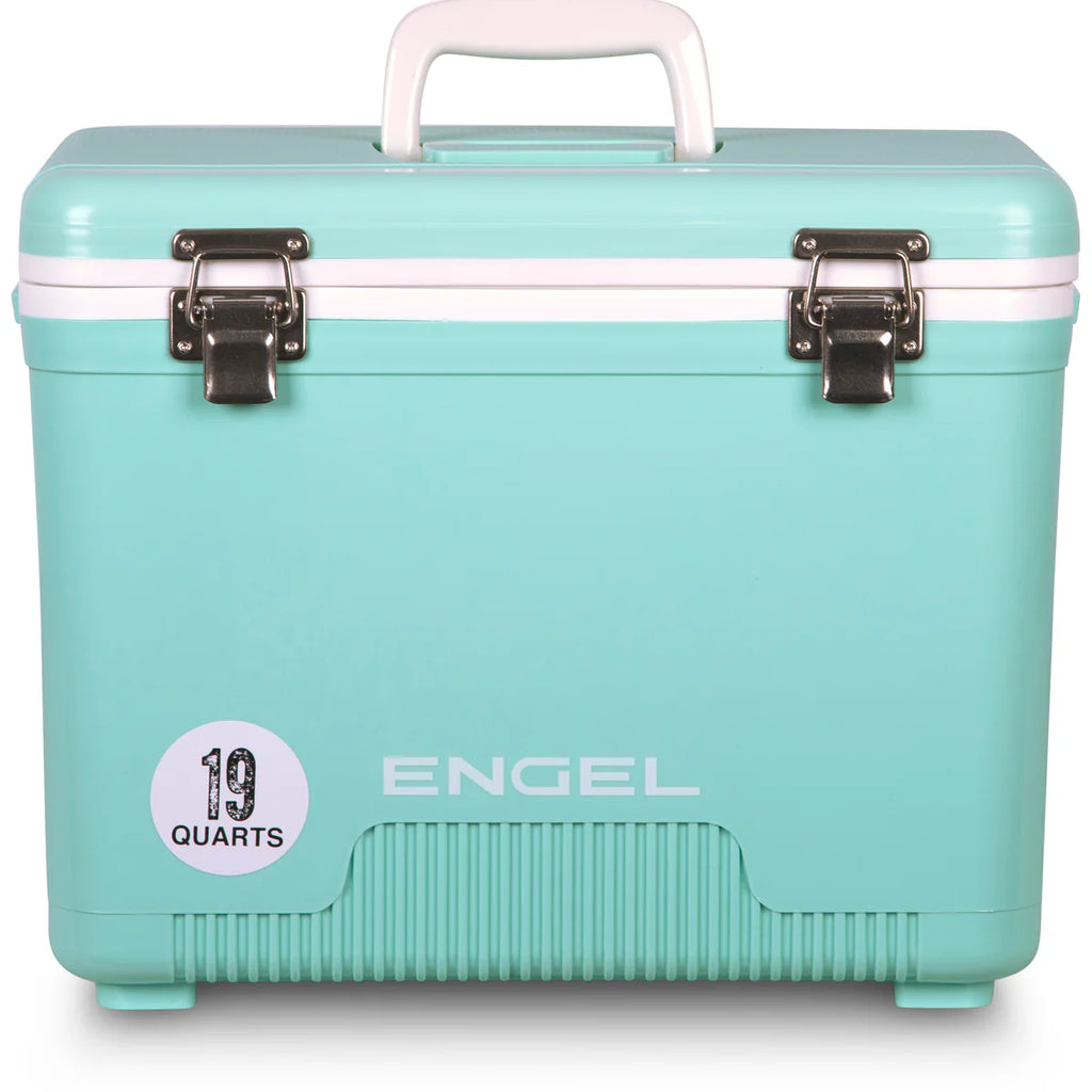 Cooler + Dry Box w/Strap, 19qt - Seafoam
