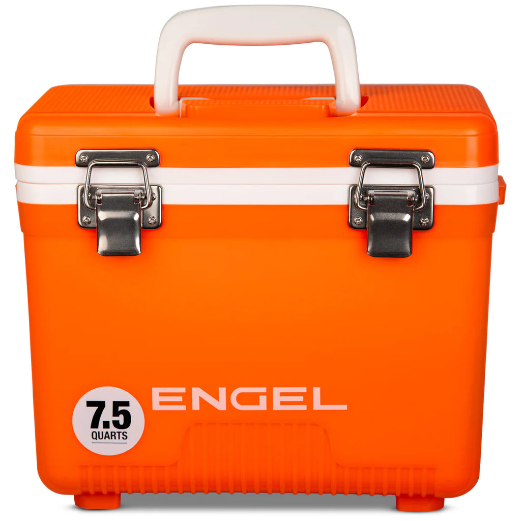 Cooler + Dry Box w/ Strap 7.5 qt - Orange