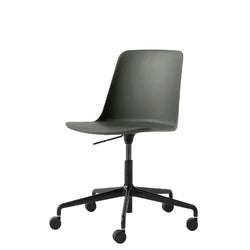 Rely Chair HW28, Plastic Seat, star base, w/ gas lift and castors