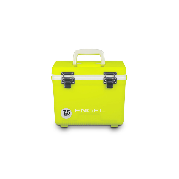 Cooler + Dry Box w/ Strap 7.5 qt - Yellow