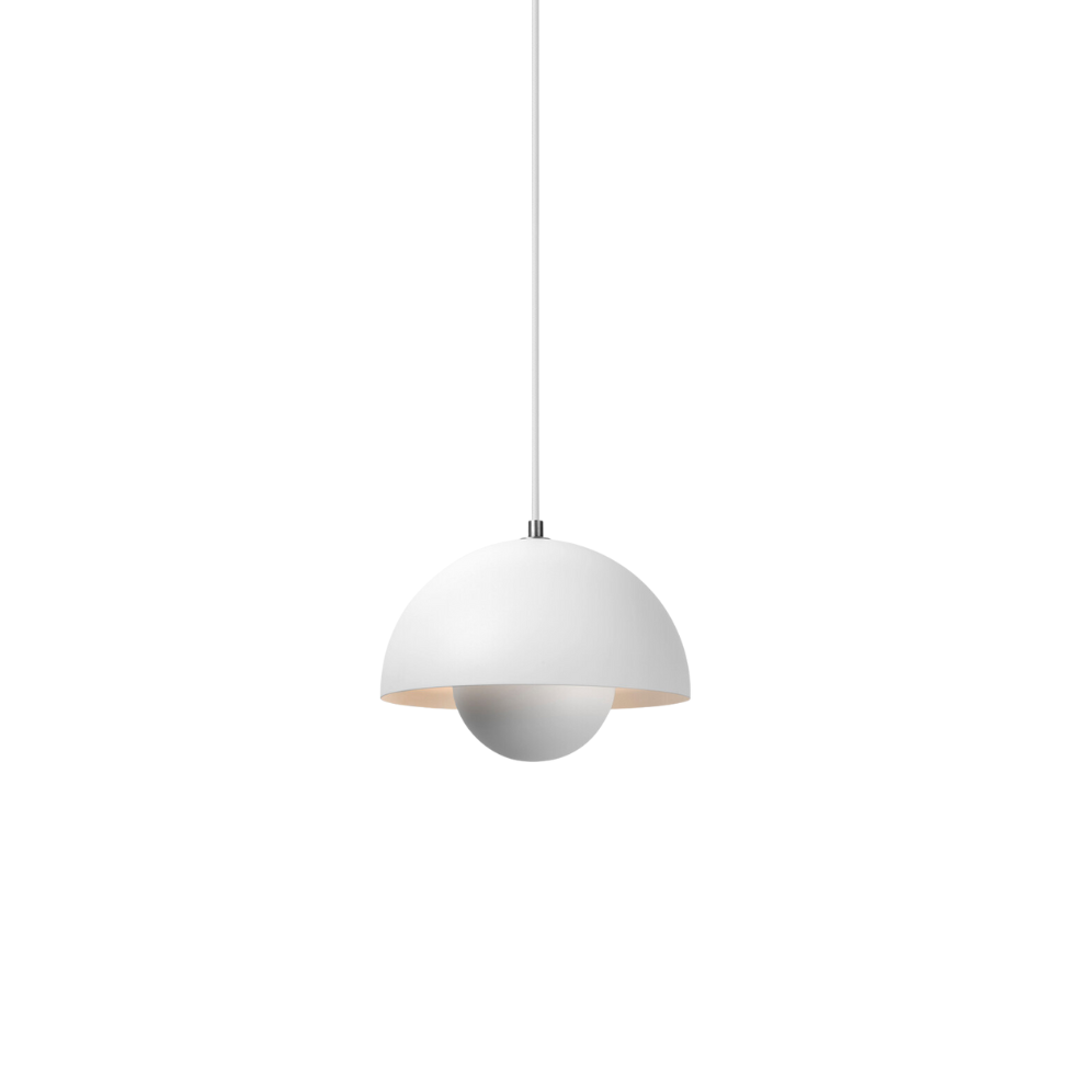 Flowerpot Pendant VP1, Matte White