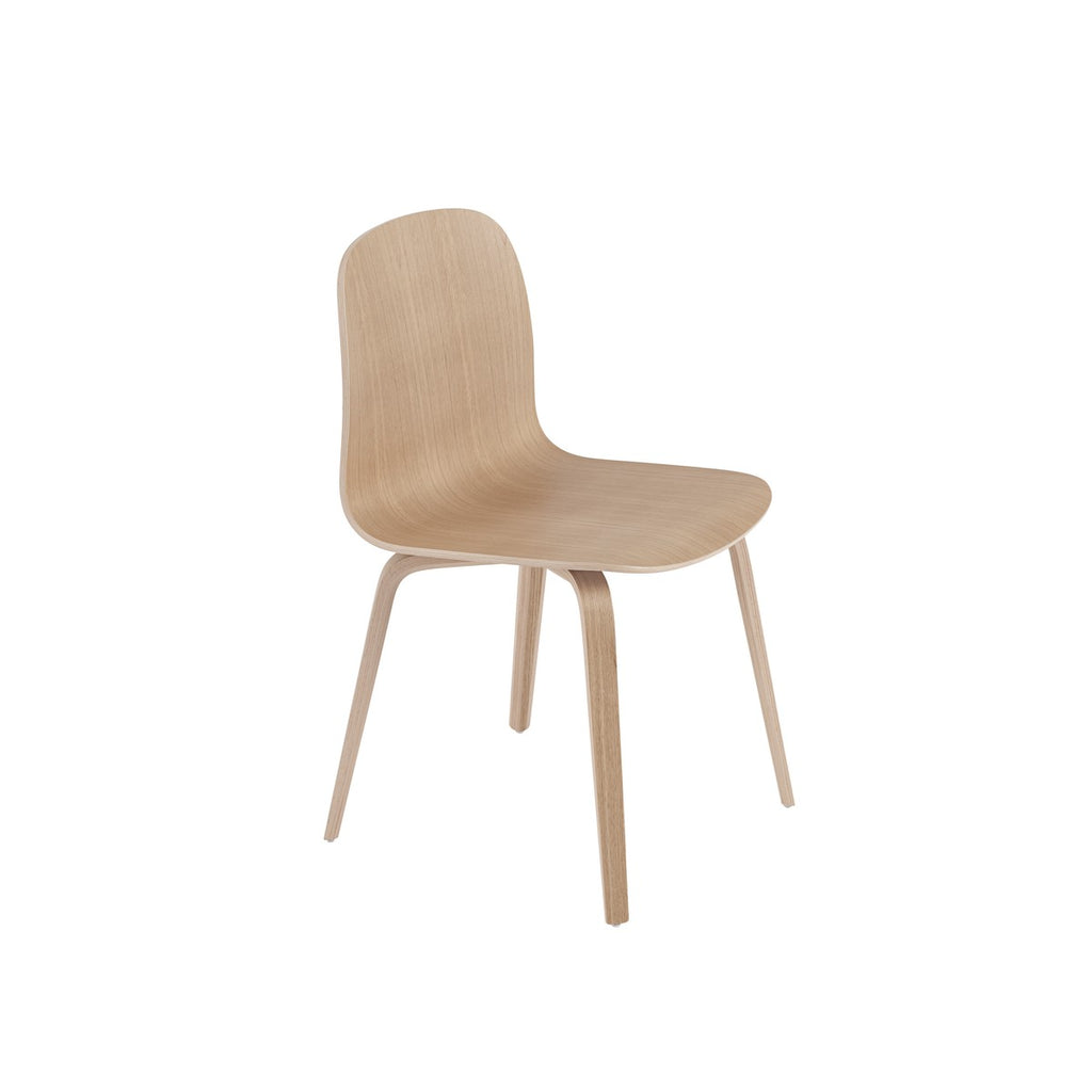 Visu Chair, Wood Base, Oak/Oak