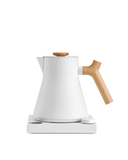 Corvo EKG Pro Electric Kettle, Matte White and Maple