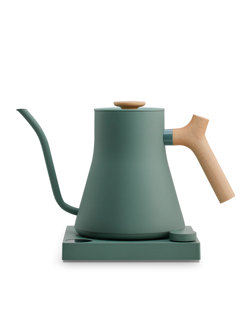 Stagg EKG Pro Electric Kettle, Smoke Green and Maple