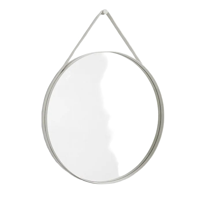 Strap Mirror, Grey 70cm