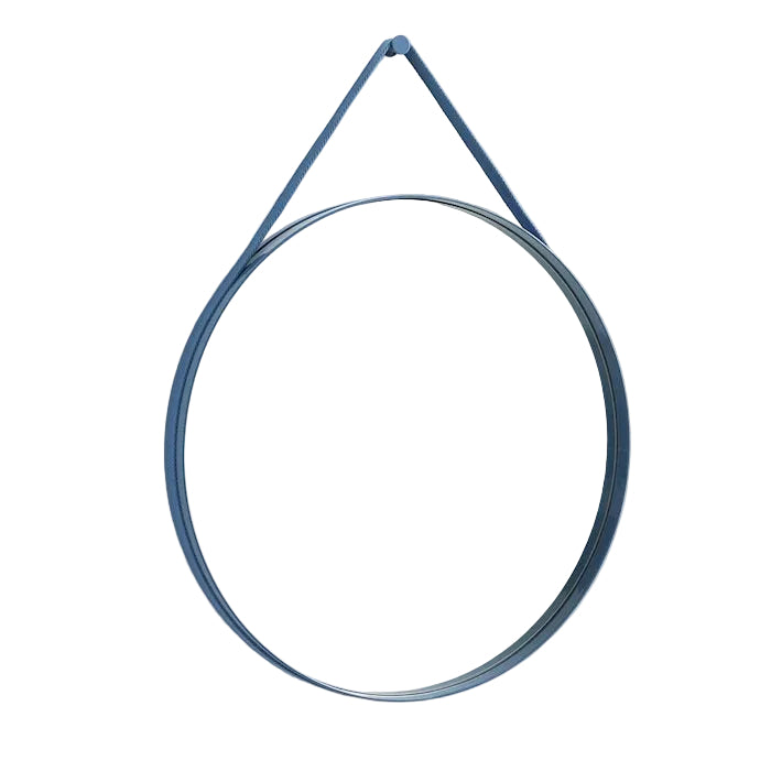 Strap Mirror, Blue 70cm