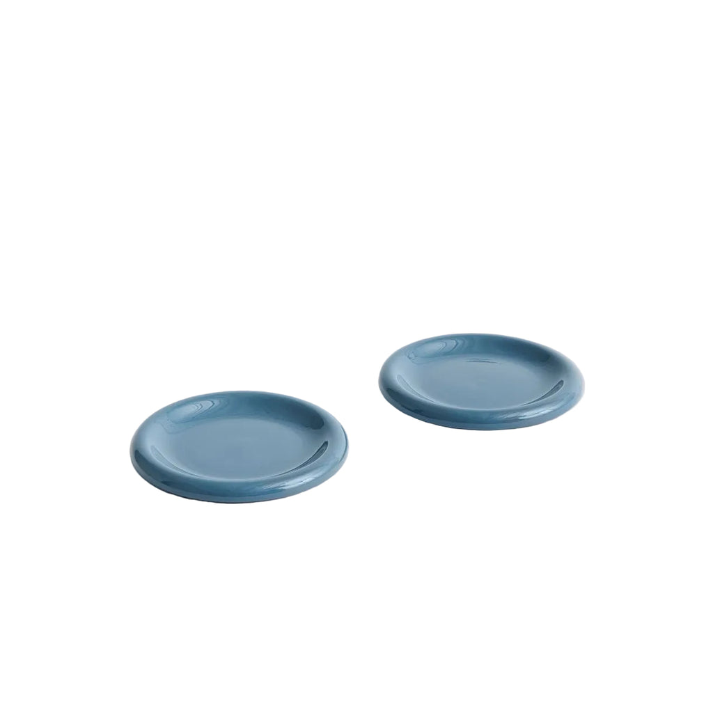 Barro Plate, 18 cm, Dark Blue, Set/2