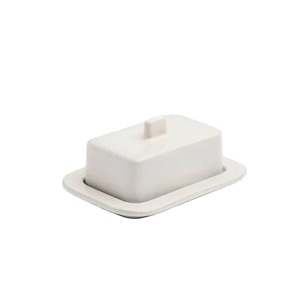 Barro Butter Dish, Off White