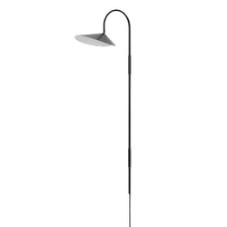 Arum Wall Lamp, Tall Swivel, Black