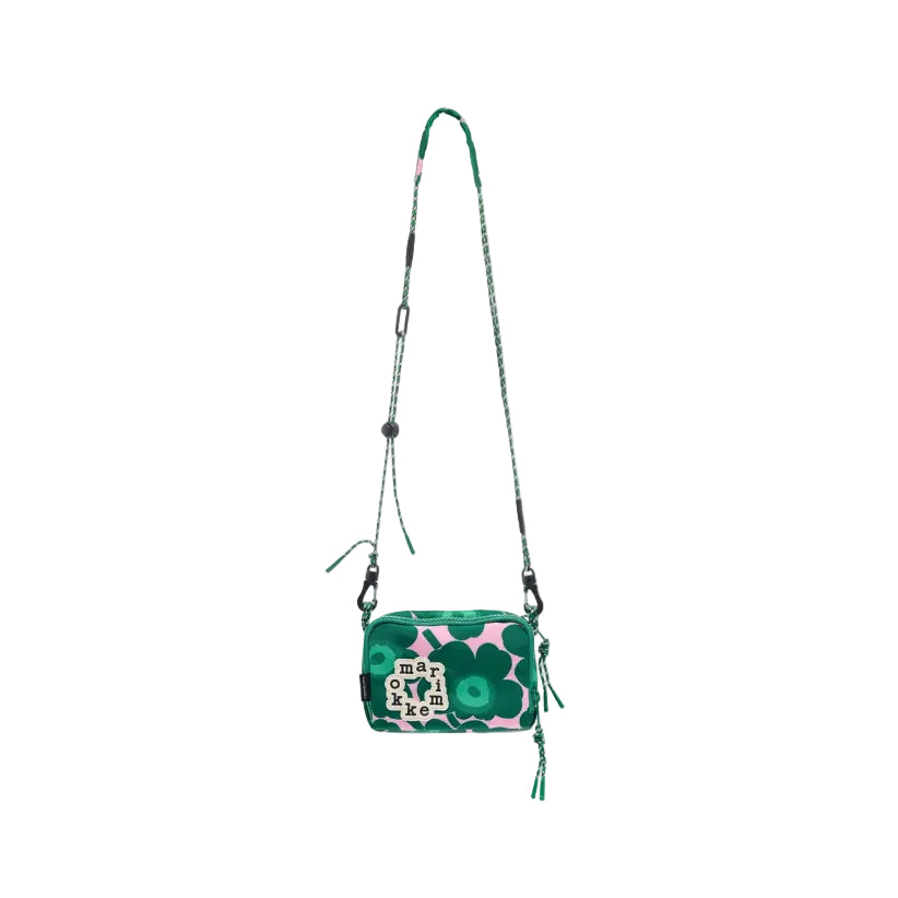 Marimekko unikko shoulder bag, green