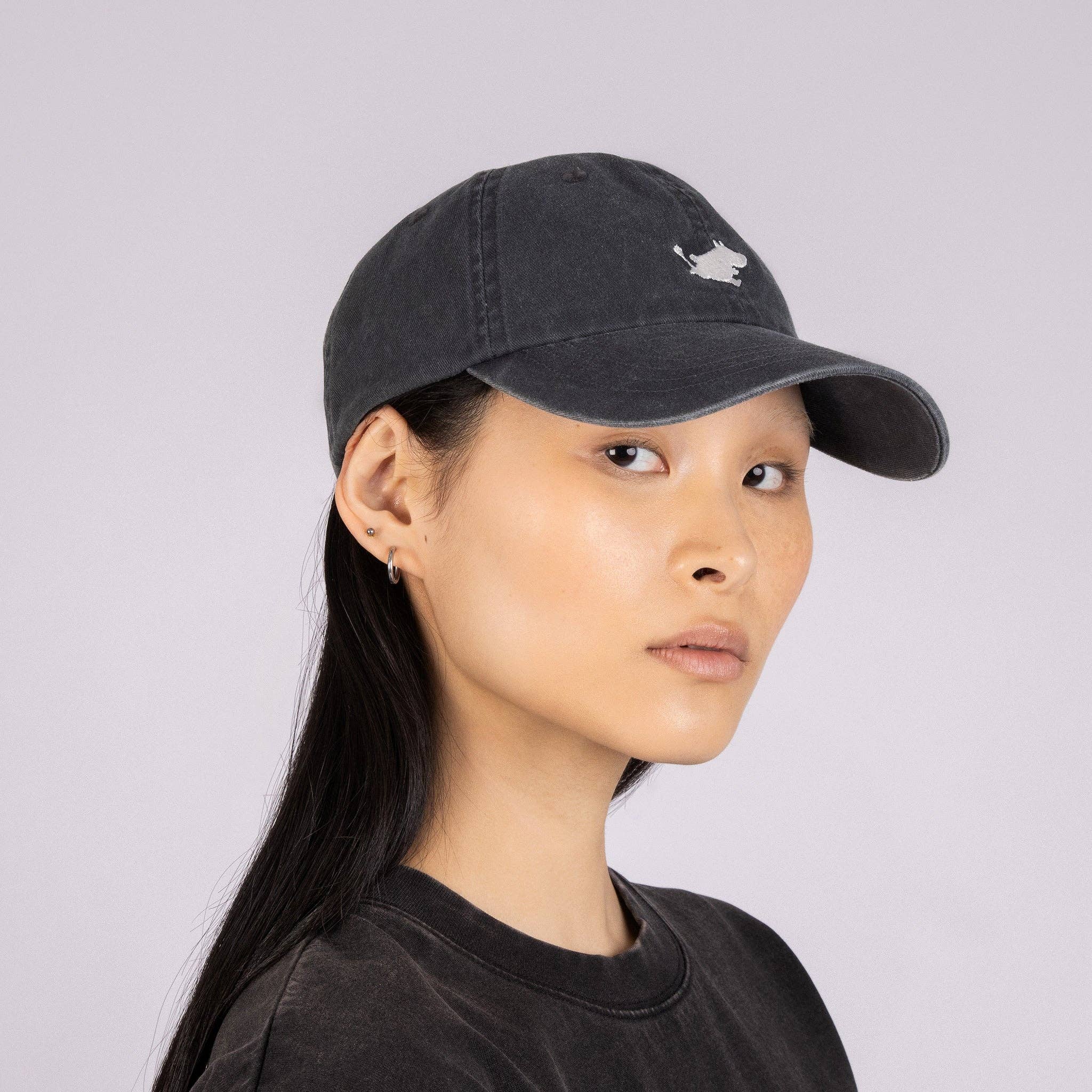 Moomin Classic Denim Dad Cap, Black