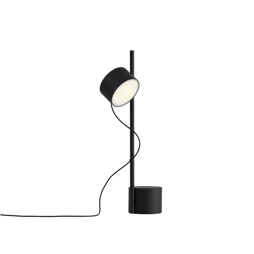 Post Table Lamp, Black