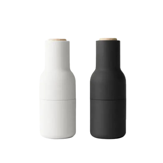 Bottle Grinder, Carbon/Ash, Beech Lid (2 Pack)-Kitchen/Dishes-Audo-vancouver special