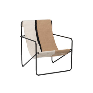 Desert Lounge Chair, Black/Soil