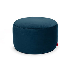 Point Ottoman Large, Royal Velvet, Deep Sea