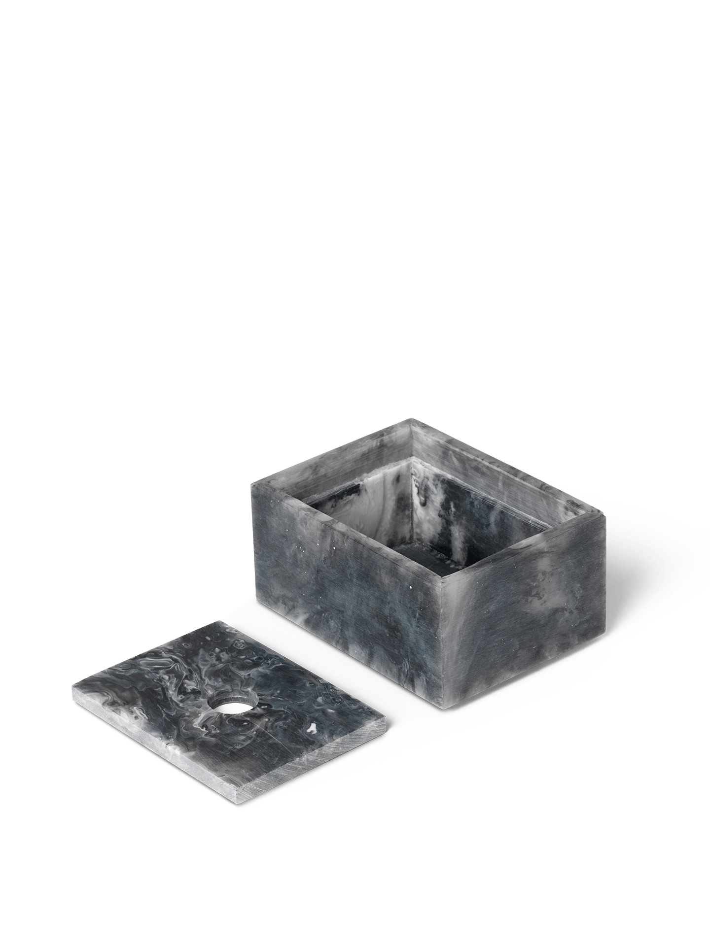 Mist box, 7.5 x 10 cm, Charcoal
