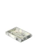 Mist Tray 10 x 15 cm, Emerald Off-White