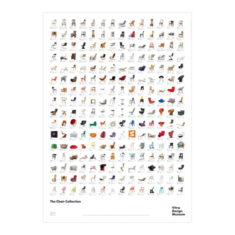 Vitra Design Museum Poster, VDM Chair, Framed