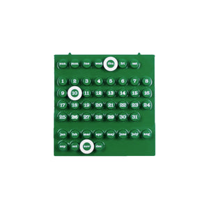Ring a date Calendar, Green