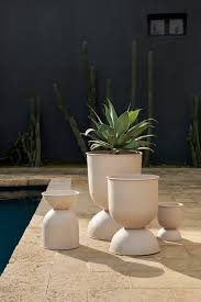 Hourglass Pot X-Small, Cashmere